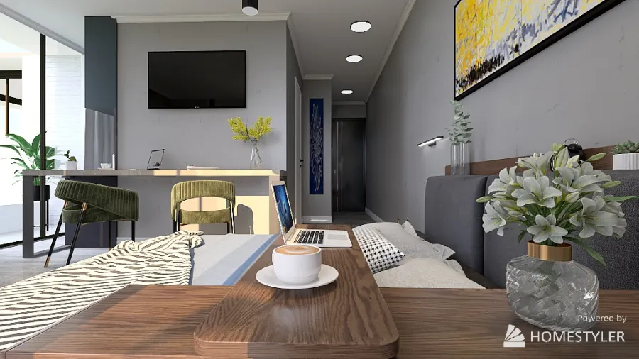ApartHotel 3d design renderings