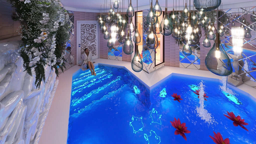 Heart-to-Heart Room contest "Heart of the Ocean" hotel 3d design renderings