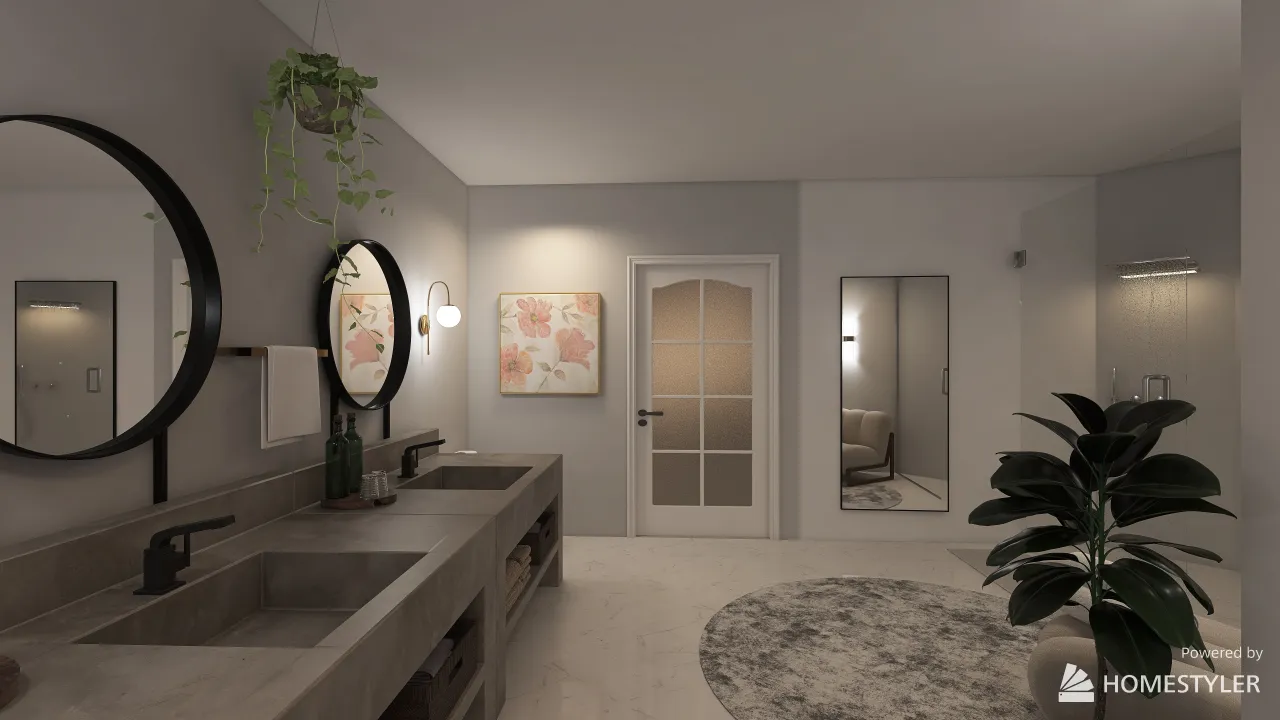 MasterBathroom 3d design renderings