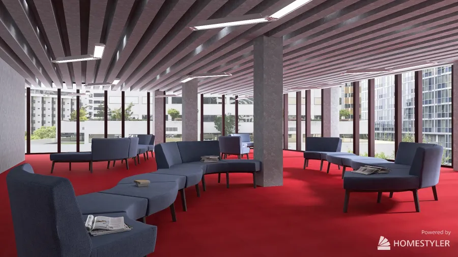 Whitechapel Library 3d design renderings