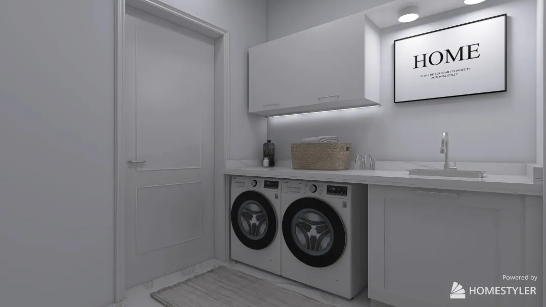 Micaela Laundry 3d design renderings