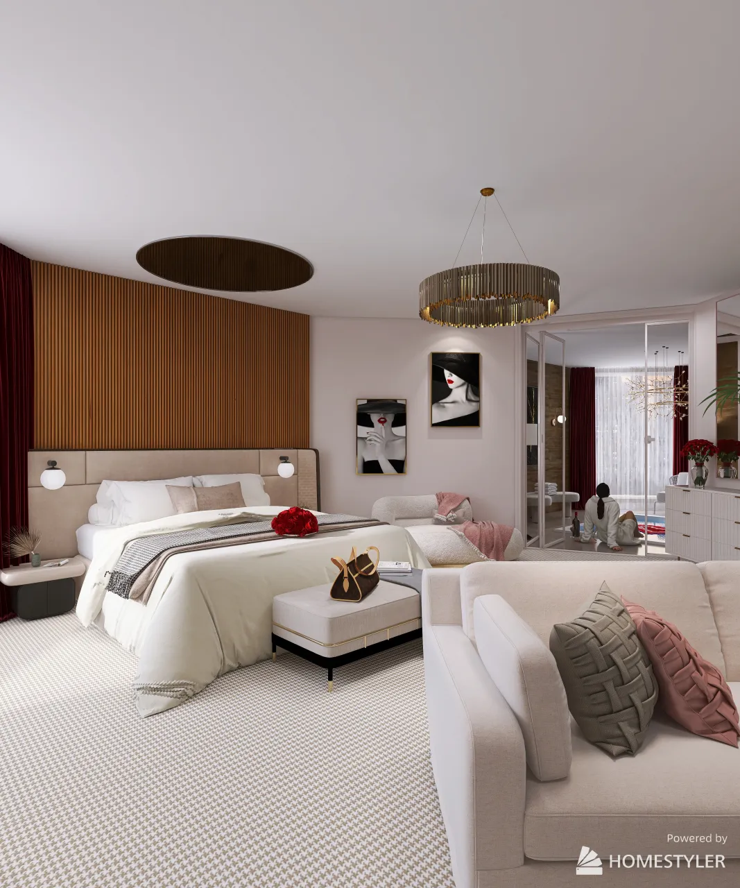 MasterBedroom 3d design renderings