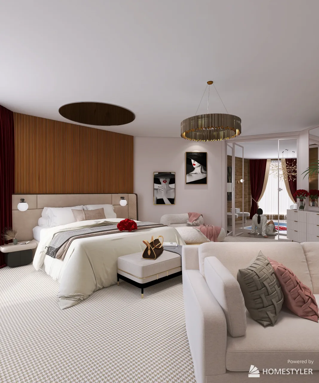 MasterBedroom 3d design renderings