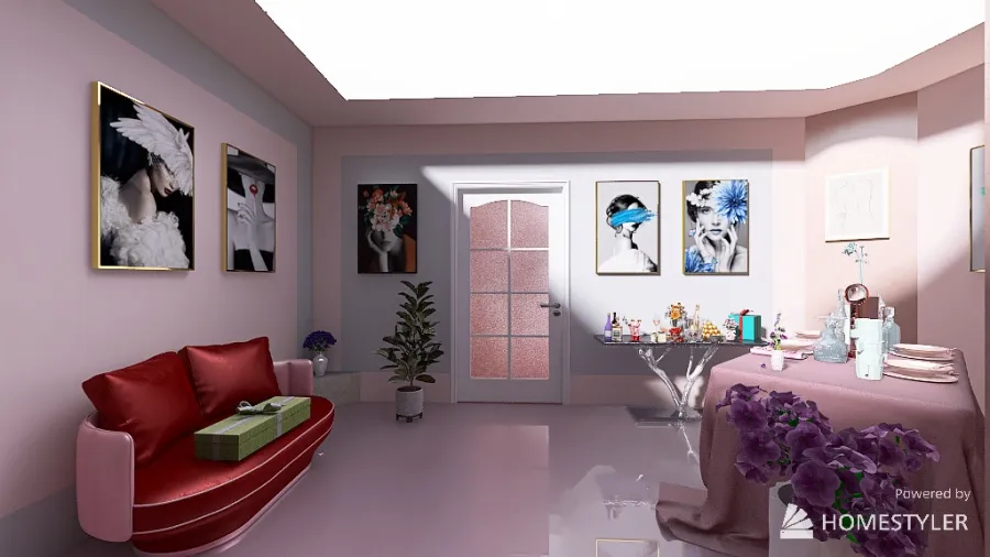 Love Room 3d design renderings