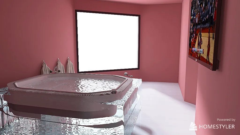 Heart-to-Heart Room 3d design renderings