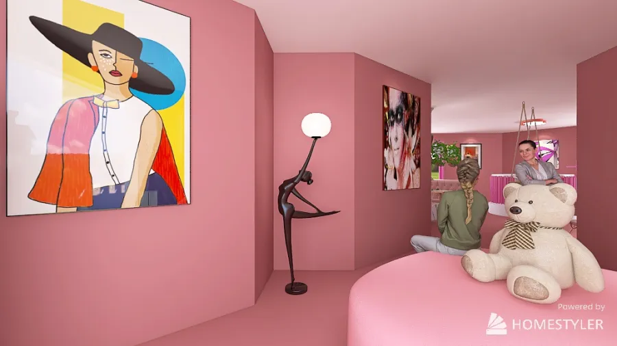 Love house 3d design renderings