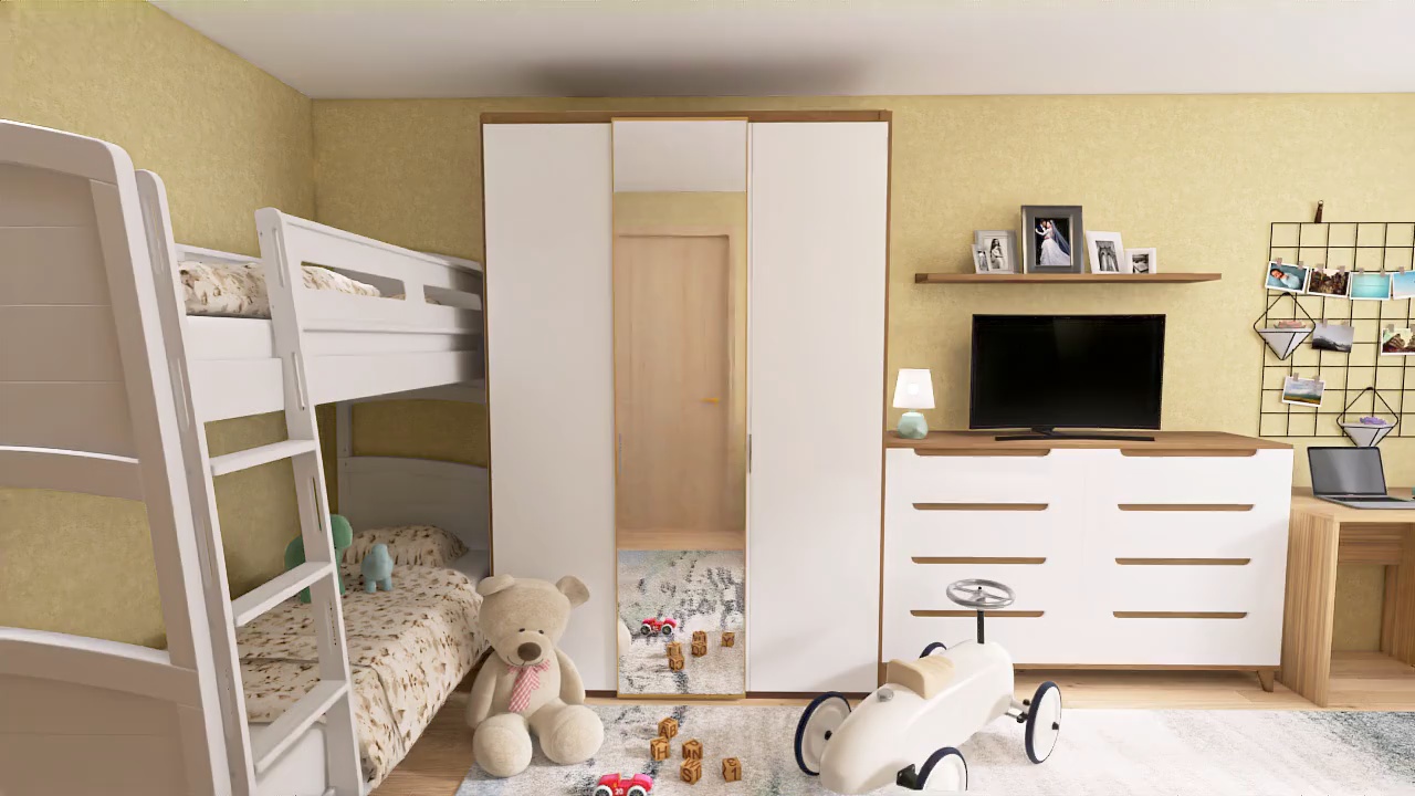 Belousov's room Design Rendering