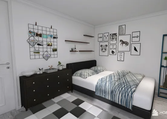 Courtney's Bedroom Design Rendering