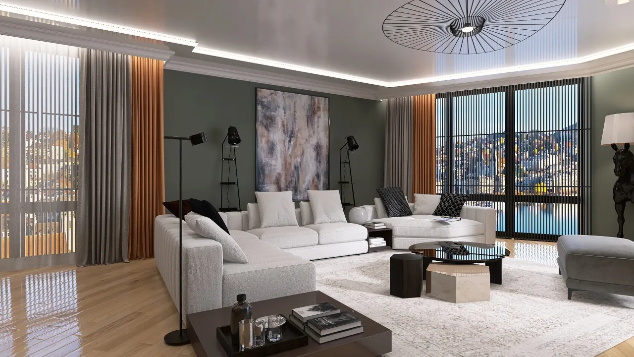 LivingRoom 3d design renderings