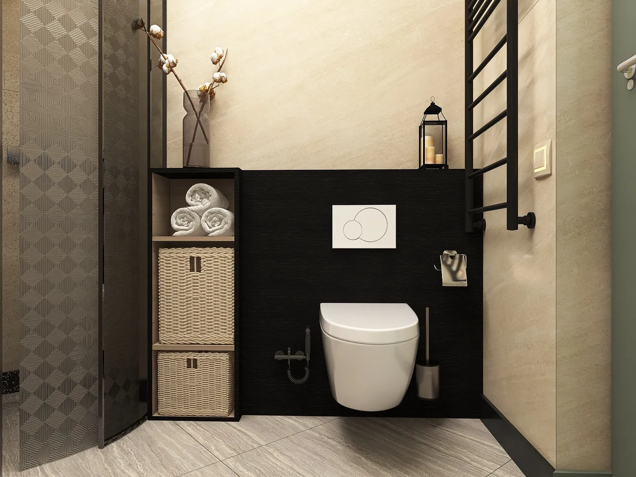 Bathroom 3d design renderings