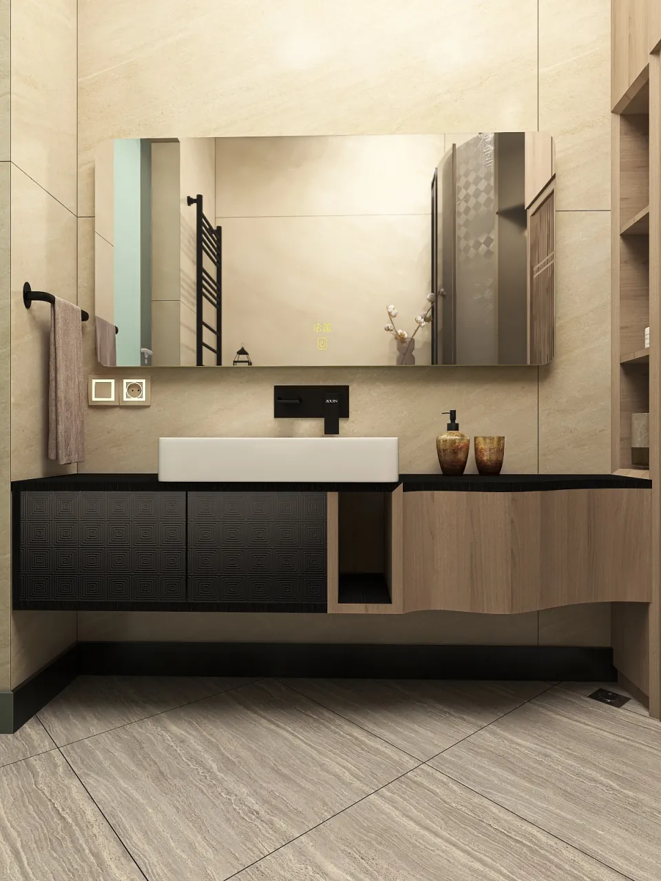 Bathroom 3d design renderings