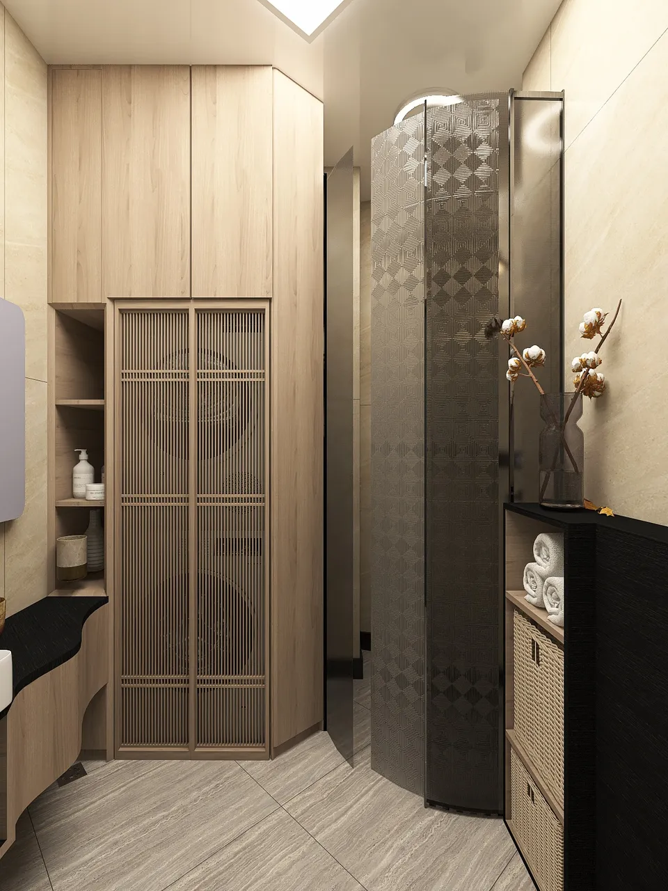 Bathroom 3d design renderings