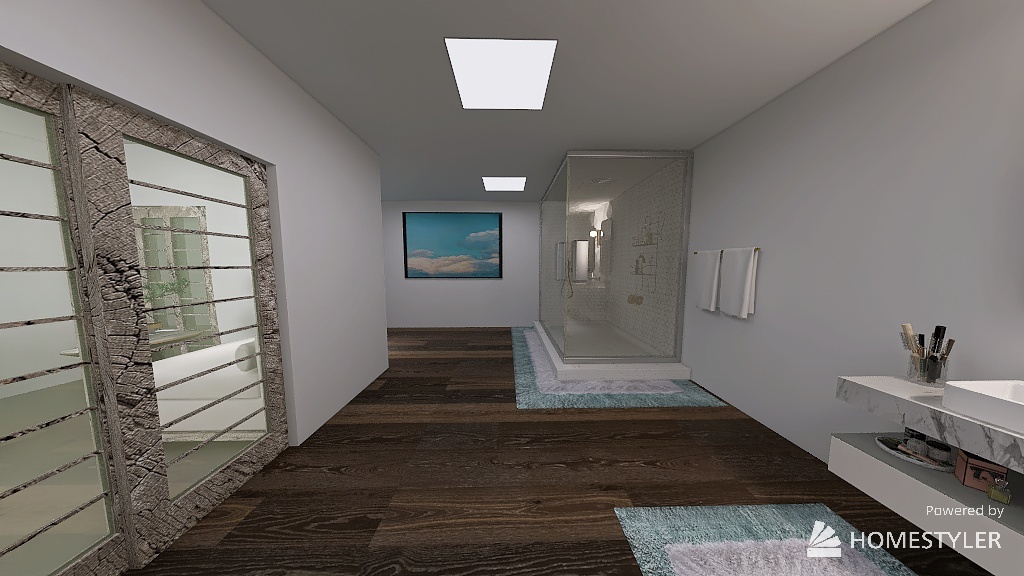 Cabin Home 3d design renderings