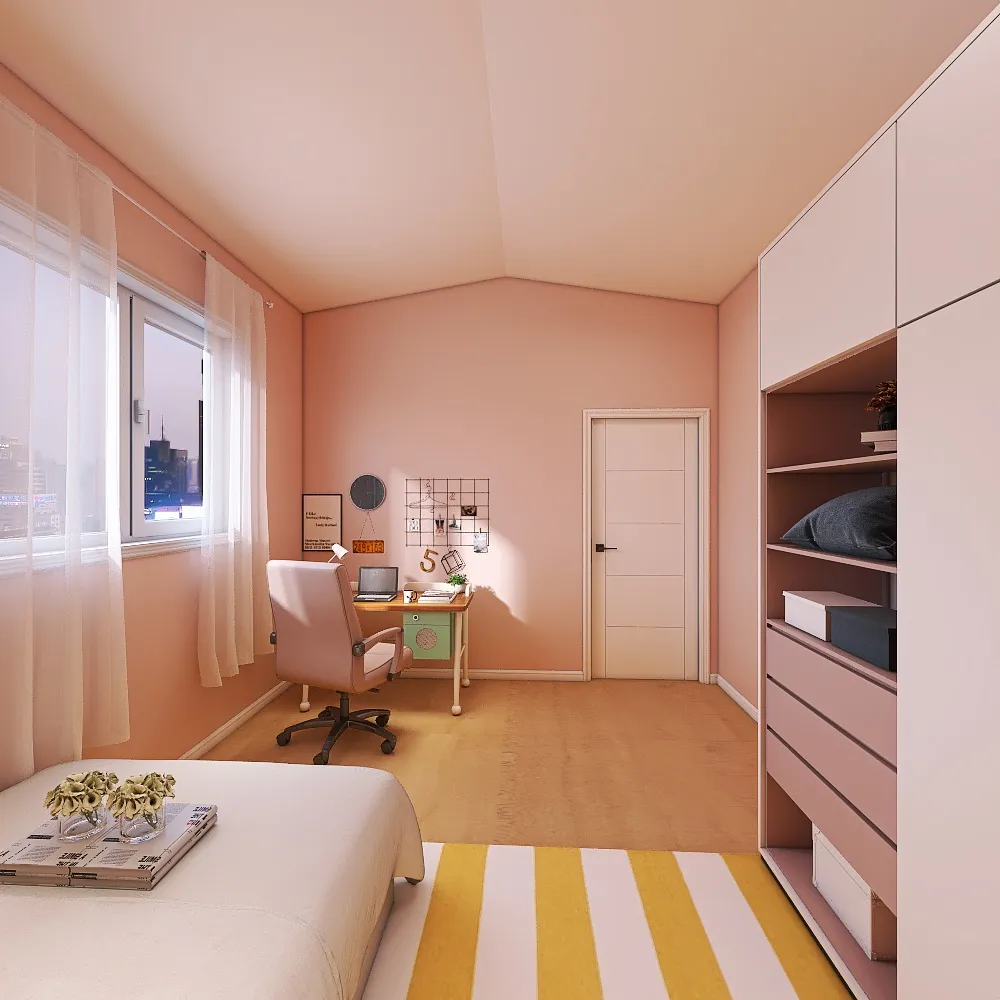 Pink House 3d design renderings