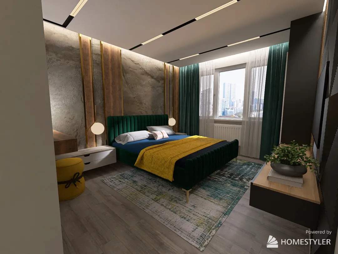 Bedroom I Спальня для Ларисы 3d design renderings