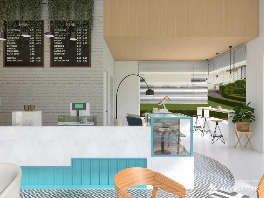 My coffeee - Cafeteria 3d design renderings