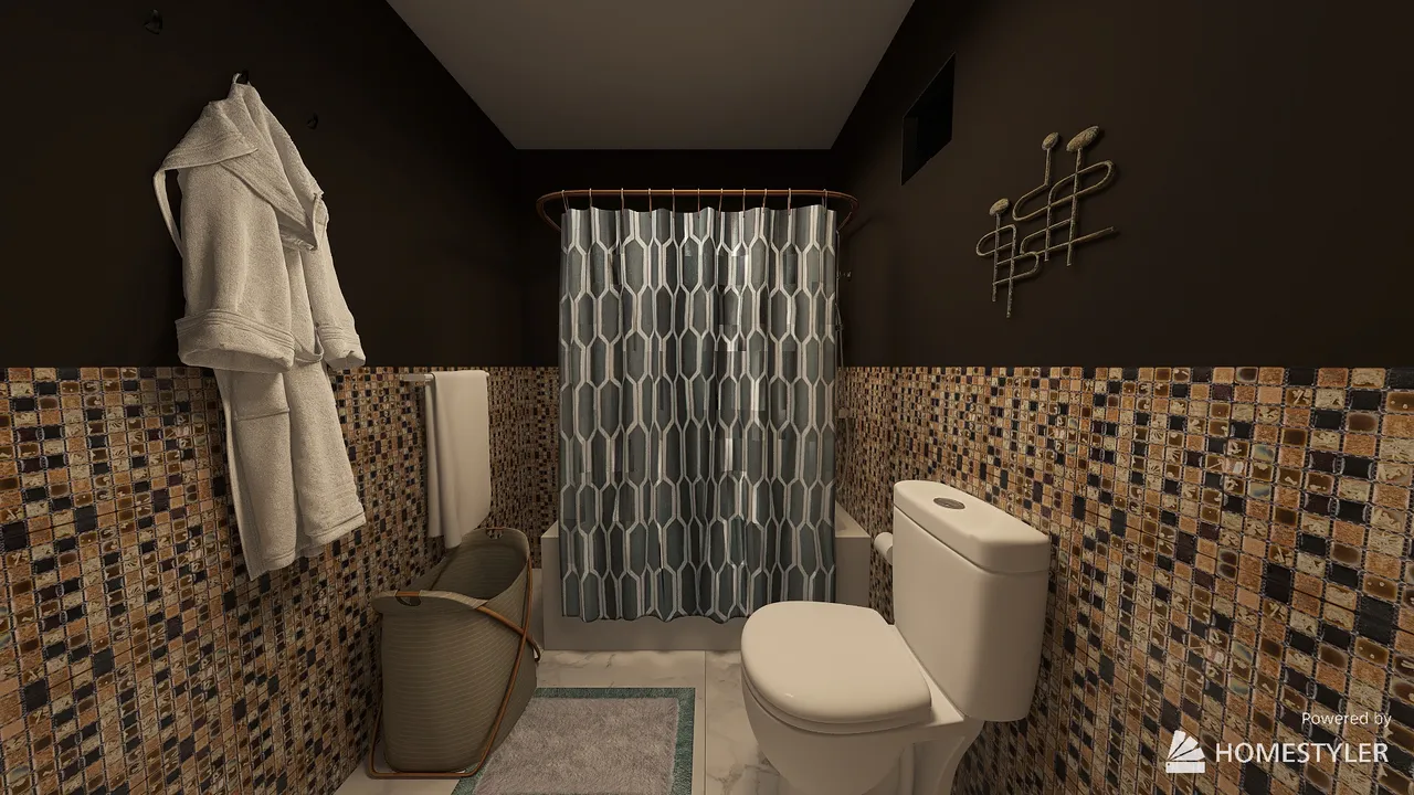 Bathroom 3d design renderings