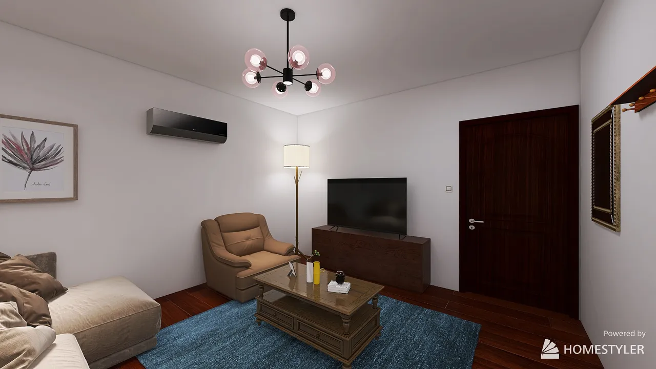 LivingDiningRoom 3d design renderings