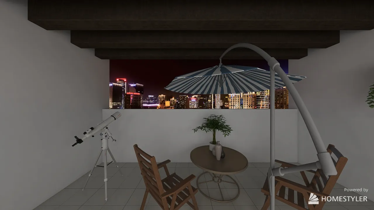 Balcony 3d design renderings