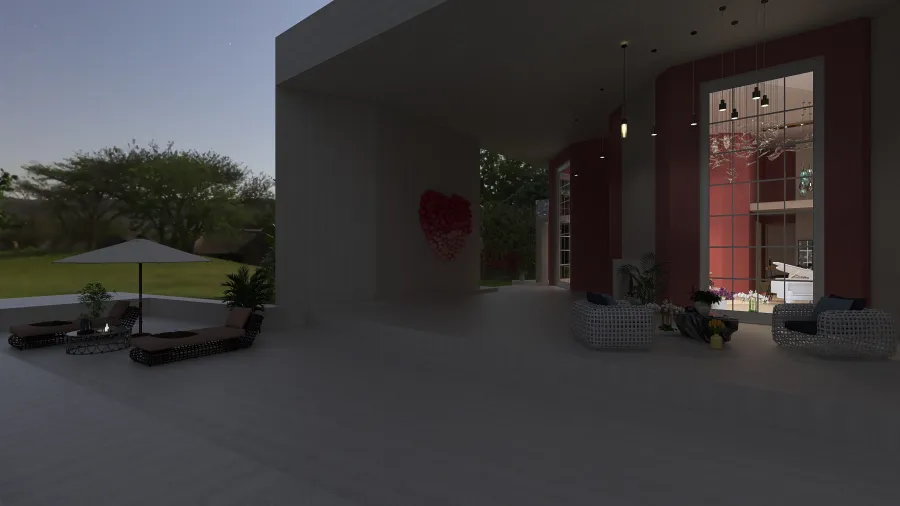 Сuore della casa 3d design renderings