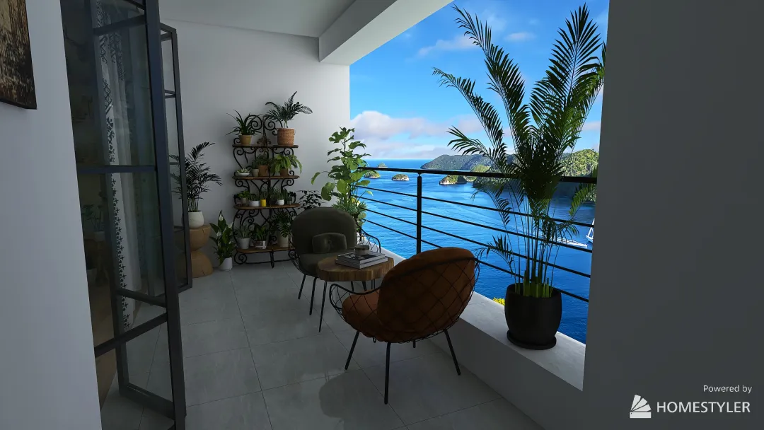 Studio Apartman 3d design renderings