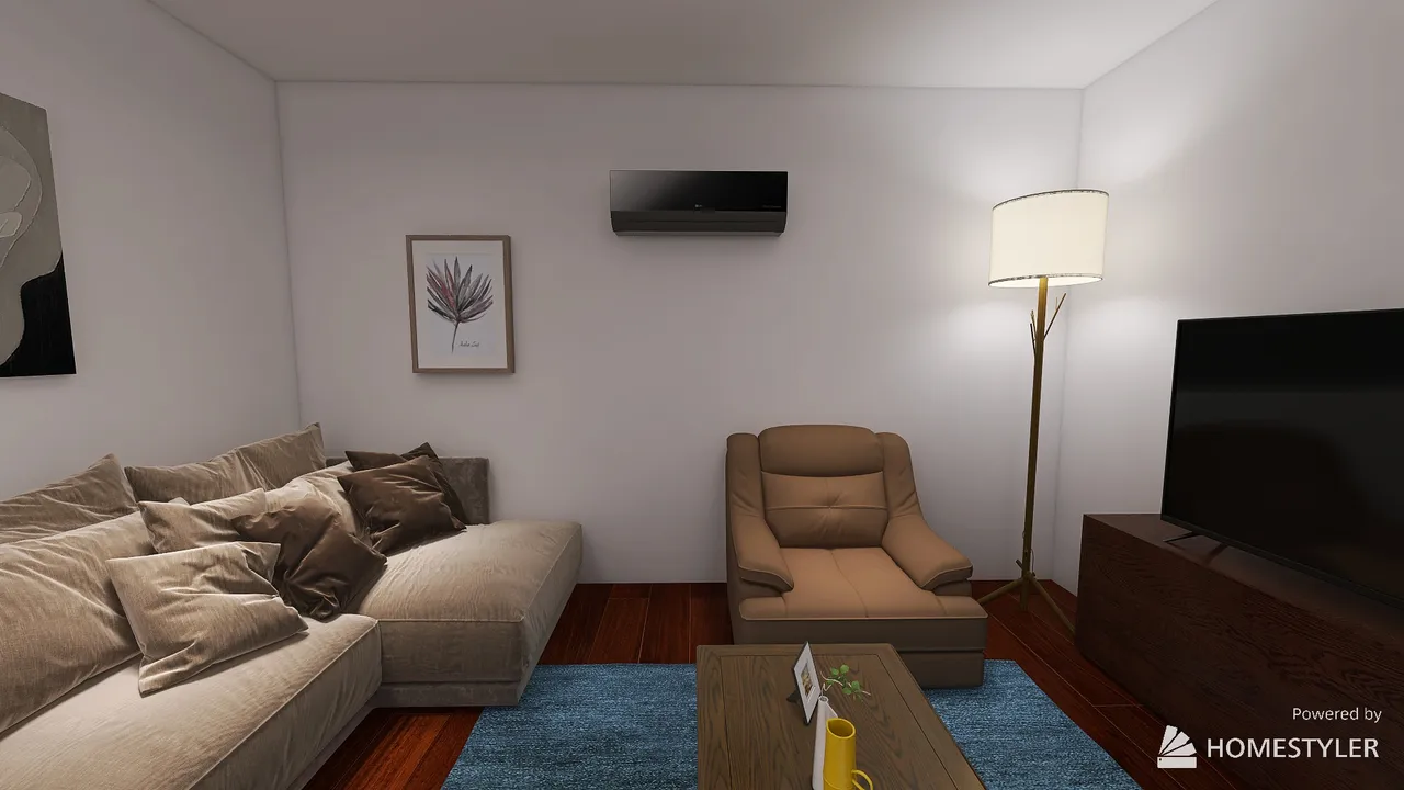 LivingDiningRoom 3d design renderings