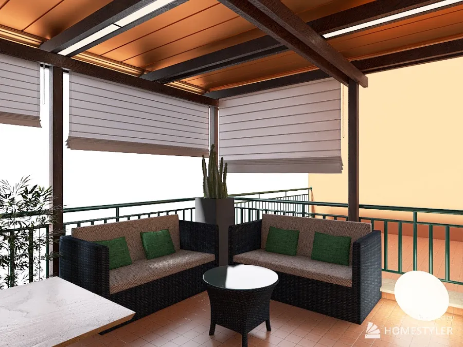 Lastrico solare 3d design renderings