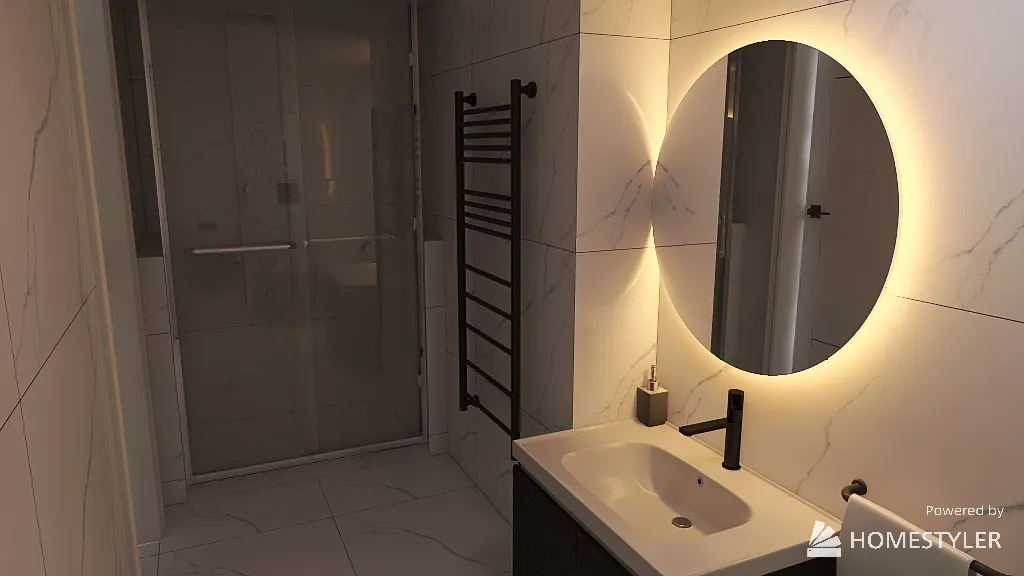 łazienka rodzice Marcina 2 3d design renderings