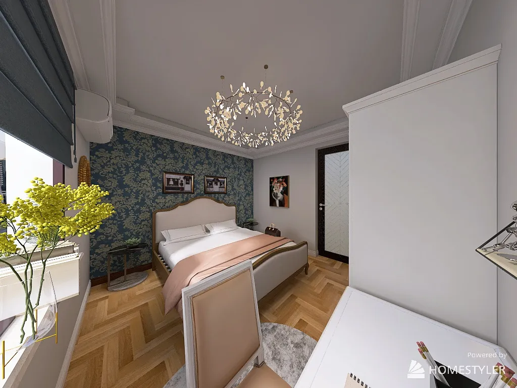 Romantic bedroom vol.2 3d design renderings
