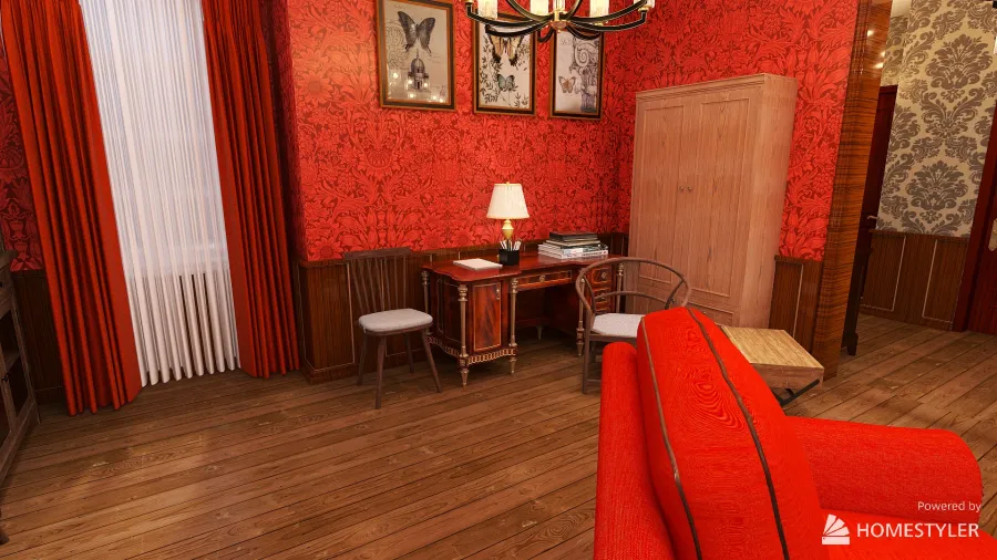 Amelie's Apartment 3d design renderings