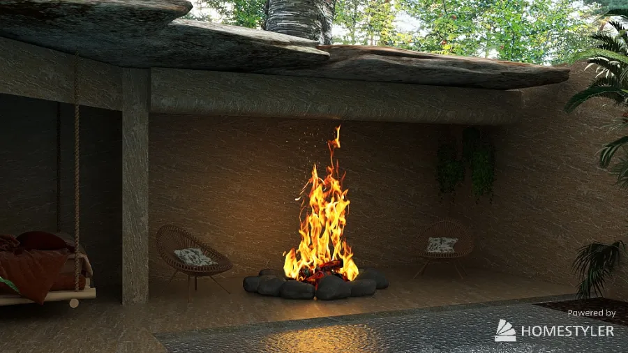 cave get away 3d design renderings