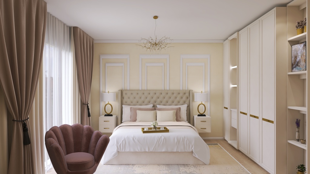 Dormitor Diana 3d design renderings