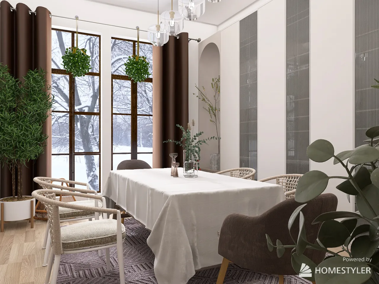 DiningRoom 3d design renderings