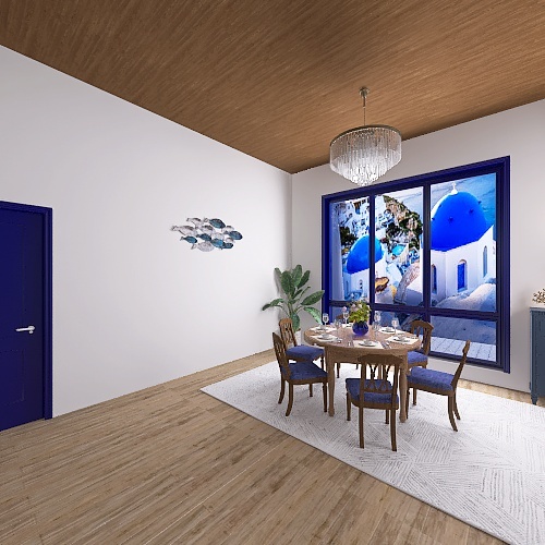 Greece Airbnb 3d design renderings