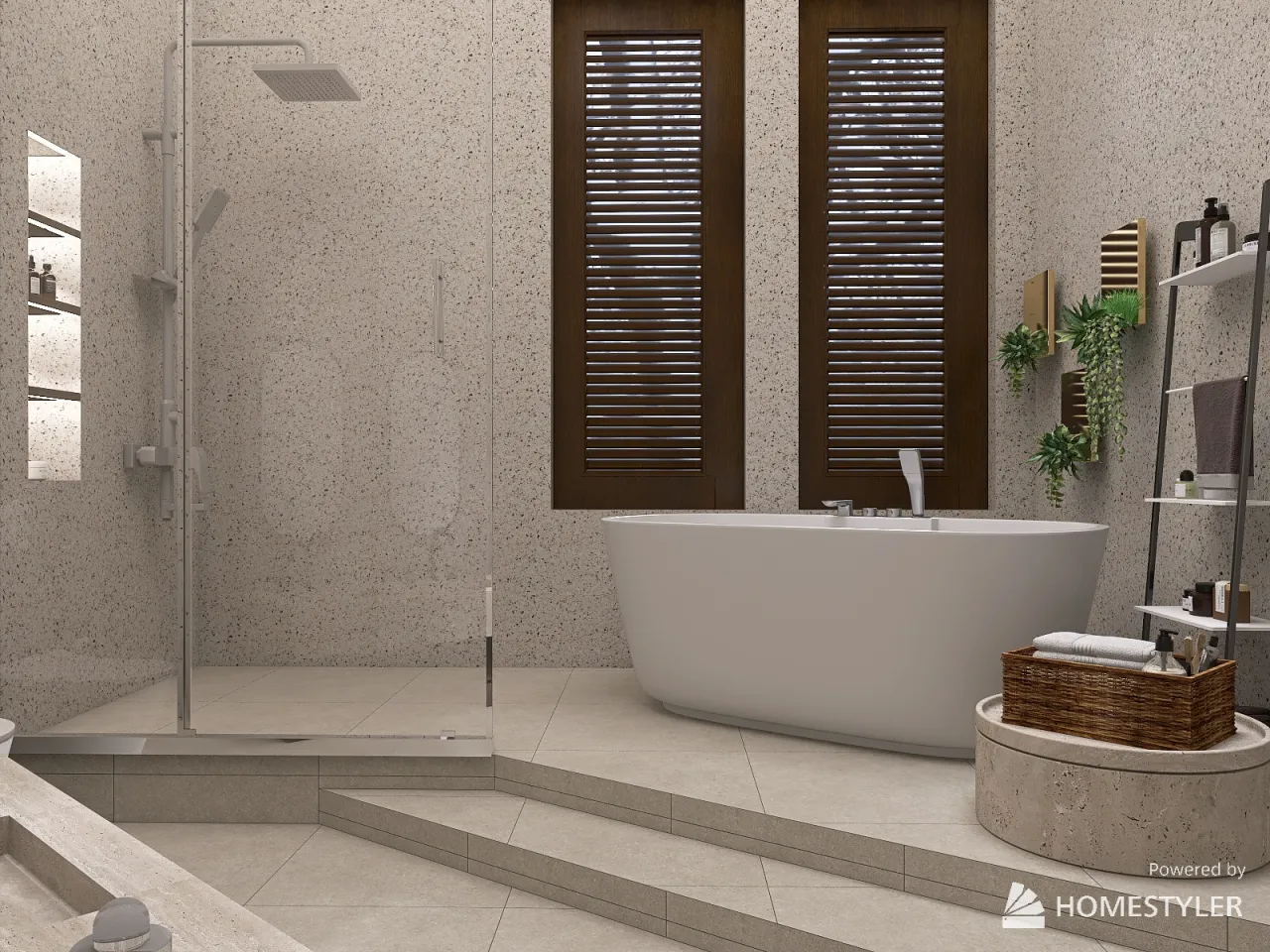 MasterBathroom 3d design renderings