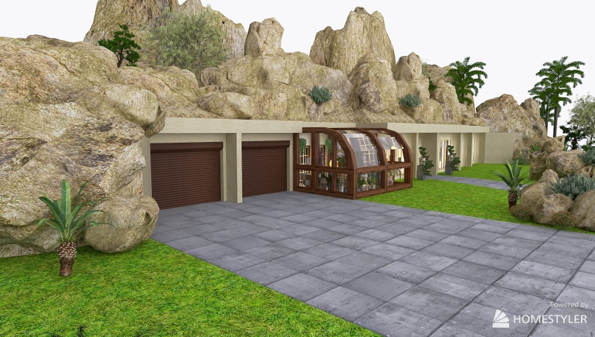 House in the mountain 3d design picture 775.81