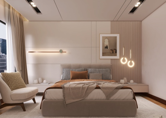 Yong Master room Design Rendering