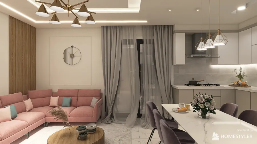Mohammad Apartment 3d design renderings