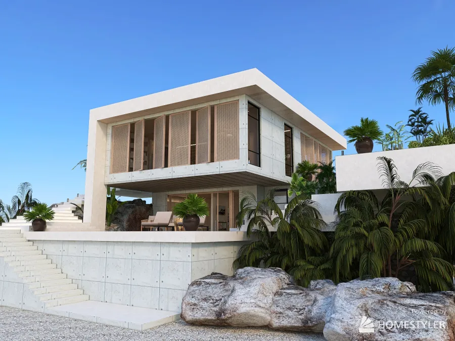 Stone House 3d design renderings
