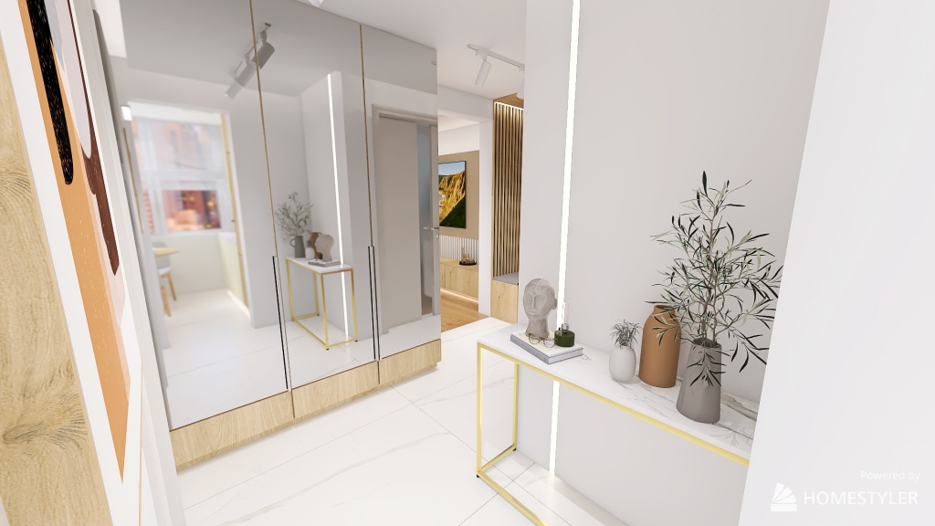Mieszkanie - os. 700-lecia 3d design renderings
