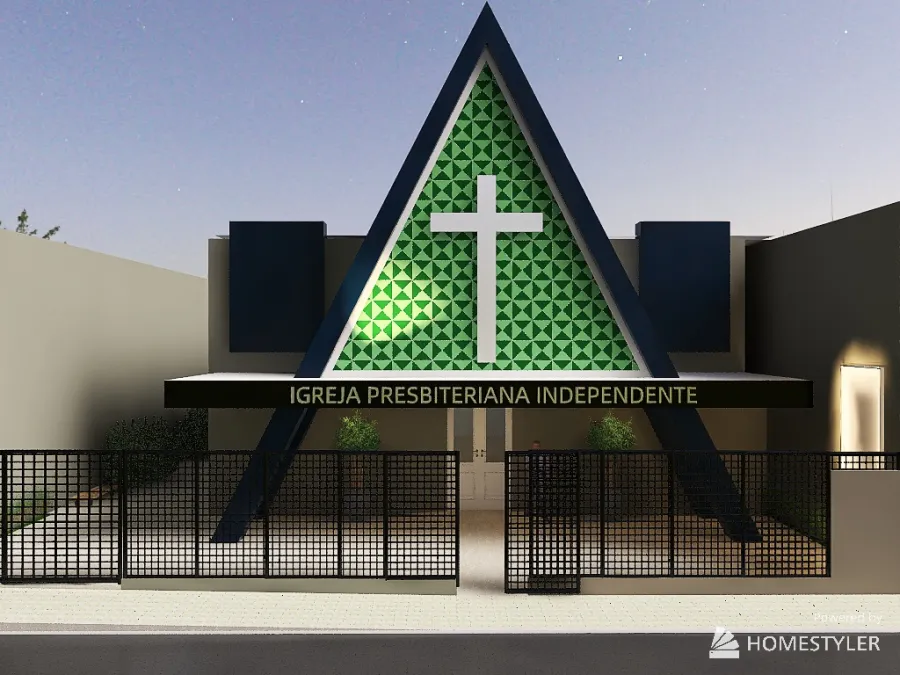 Igreja Presb. Independente 3d design renderings