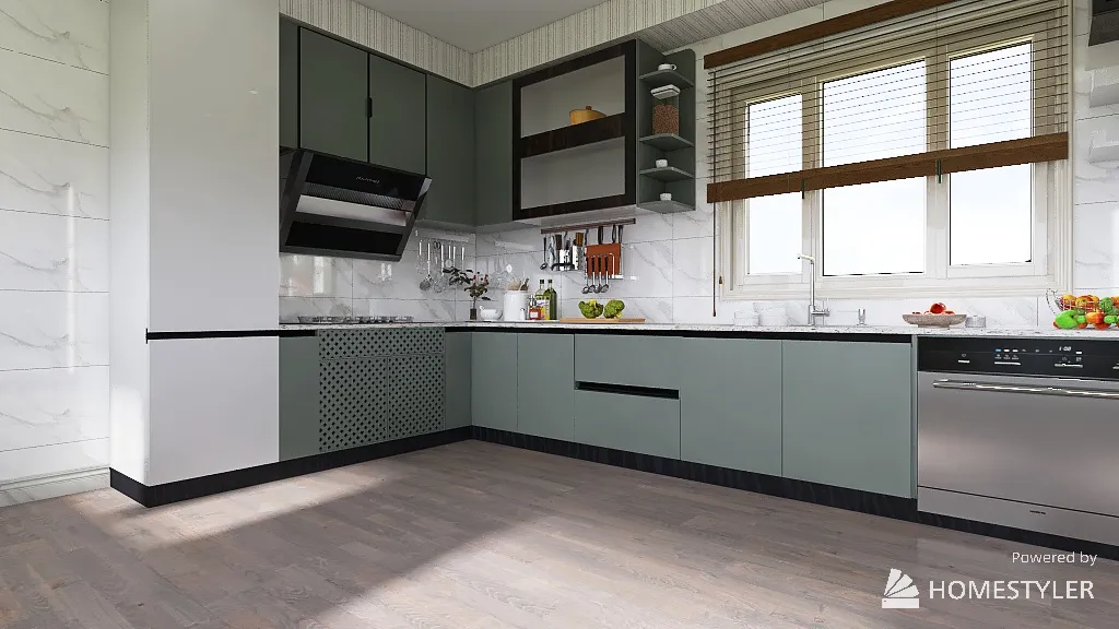 Kitchen 3d design renderings