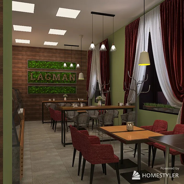 Кафе на улице Свобода 40 27.02 3d design renderings