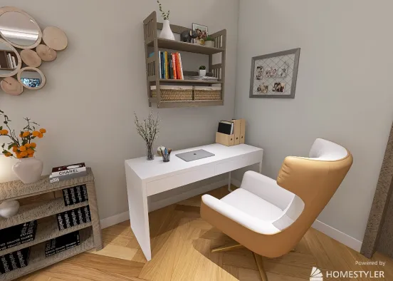 Cozy livingroom for dog lovers Design Rendering