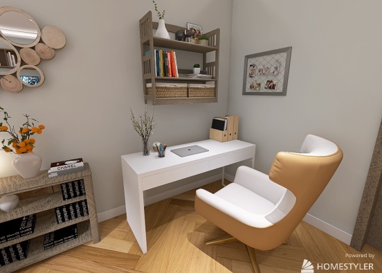 Cozy livingroom for dog lovers Design Rendering