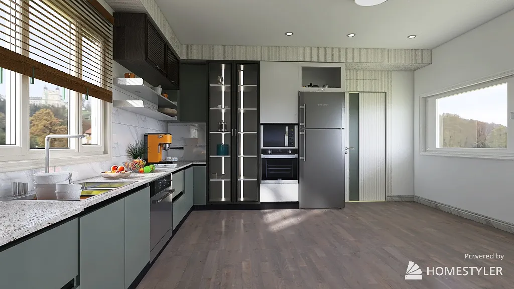 Kitchen 3d design renderings