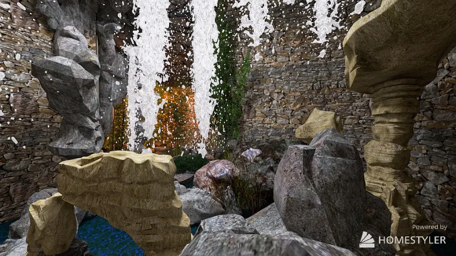 Grotta 3d design renderings
