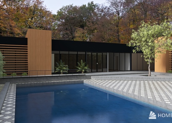 Pool House (Trial) Design Rendering