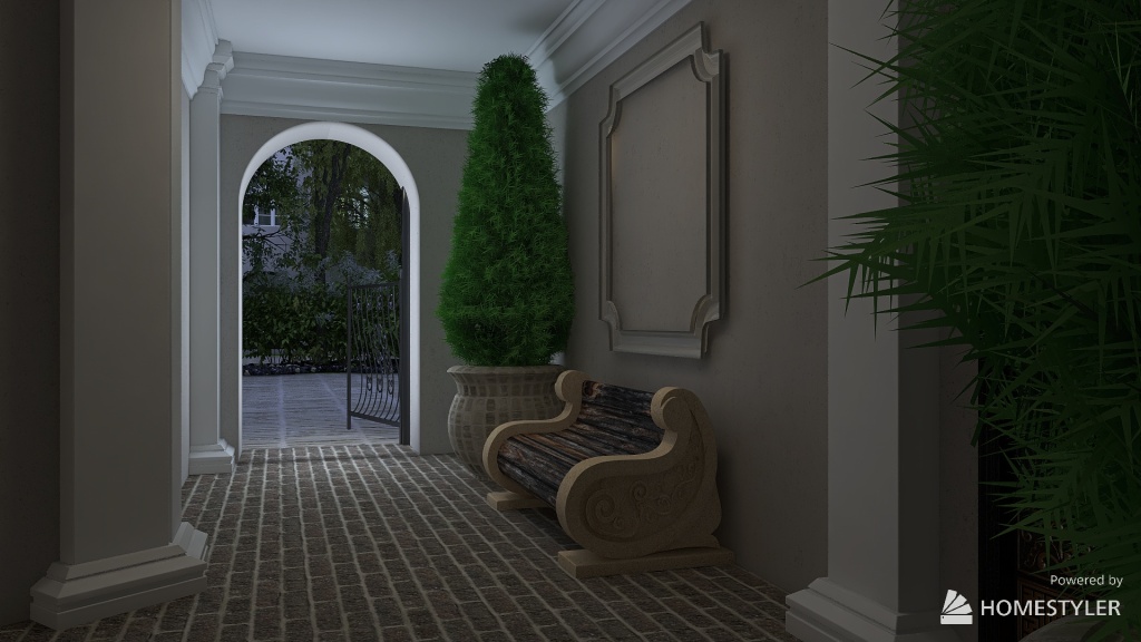 Terrace 3d design renderings