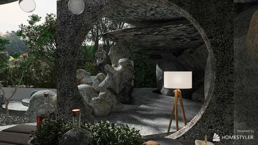Cave paradise 3d design renderings